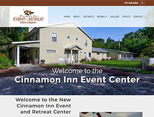 The Cinnamon Inn Event Center screen capture