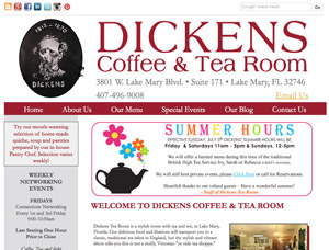 Dickens Coffee and Tea Room screen capture