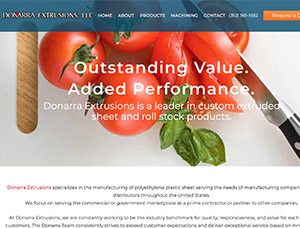Donarra Extrusions, LLC screen capture