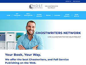 The Ghost Writers Network screen capture