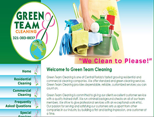 Green Team Cleaning screen capture