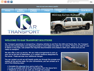 Kar Transport Solutions screen capture